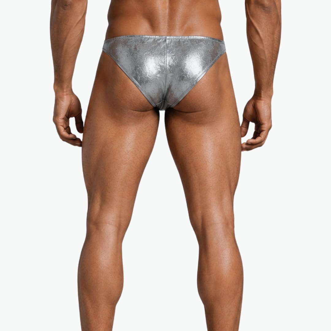 Shimmer Micro Bikini – Silver