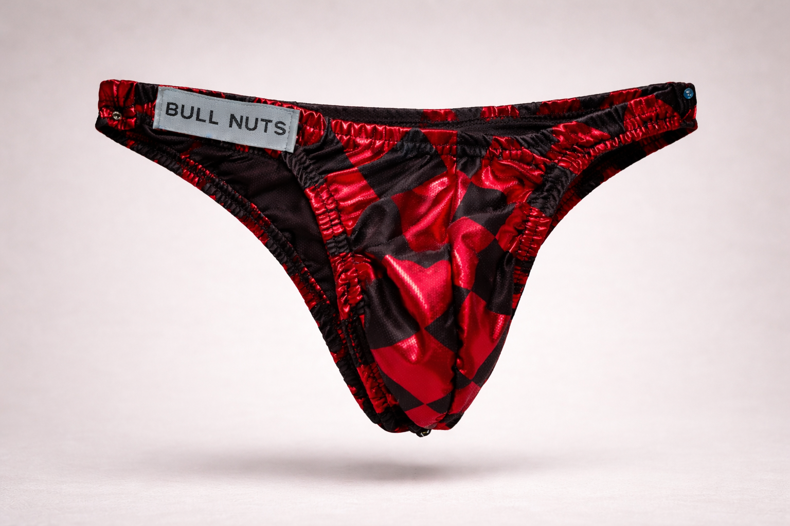 Shimmer Micro Bikini – Crimson Black