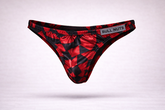 Shimmer Micro Bikini – Crimson Black